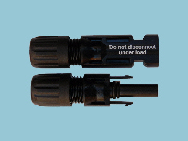 Pair of MC4 Type Solar Connectors